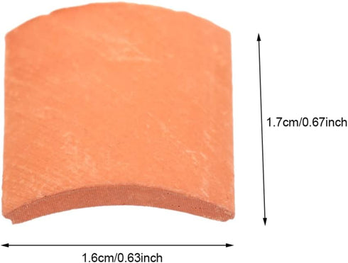 80pcs Roof Tiles Model Building Set Miniature Tiles Roof Tiles 1?16 Dollhouse Fake Tiles Model Landscape Accessories for DIY Kitchen Garden Dioram...