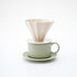 Ceramic Pour-Over Coffee Maker - Slow Drip Coffee Filter - Premium Ceramic with Smooth Textured Glaze for the Discerning Coffee Enthusiast (White)...
