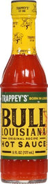B&G Foods Trappey's Bull Brand Louisiana Hot Sauce Glass Bottle, 6 oz...