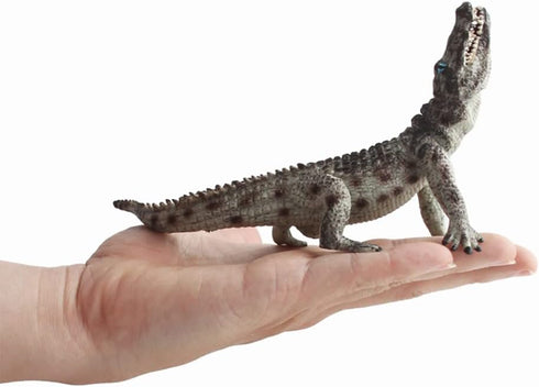2 Pcs Simulated Crocodiles Model Figure Toy, Realistic Alligator Figurines Collection Playset Science Educational Props...