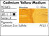 Grumbacher Pre-Tested Oil Paint, 37ml/1.25 Ounce, Cadmium Yellow Medium (P034G)...