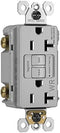 Legrand radiant 2097TRGRYCCD4 20 Amp GFCI Self Test Tamper Resistant Decorator Duplex Outlet, Gray (1 Count)......