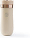 BENFUCHEN Travel Coffee Press, Vacuum Insulated Portable French Press, Stainless Steel Portable Coffee Maker/Tea Press, 12oz, Beige...