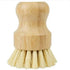 1 Pcs Palm Wooden Dish Scrubber Brush,Bamboo Dish Brush Set, Dish Brushes, Durable Wood Dishes Scrub Brush, Natural Round Vegetable Cleaning Pots ...