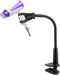 Dog Hair Dryer Stand, Pet Grooming Table Hair Dryer Holder, Hands Free Blow Dryer Holder, 360 Degrees Rotatable Lazy Hair Dryer Stand with Adjusta...