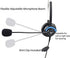 Headset Headphone Hands-Free + Microphone Compatible for Only Avaya 9608 9608g 9620l A1608-i J139 J169 J179 IP VIOP Home Office Work Desktop Telep...