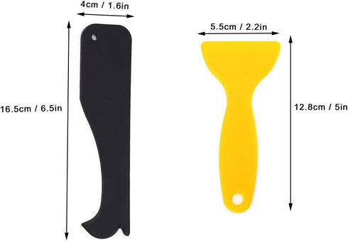 16PCS Silicone Caulk Tools Kit Spreader Scraper Remover Glass Glue Finishing Applicator Kit for Moldling Gluing Floor Fitting...
