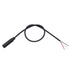 5PCS Replacement 3.5mm Female Jack to Bare Wire Open End TRS 3 Pole Stereo 3.5mm Jack Plug Connector Audio Cable for Headphone Headset Earphone Ca...