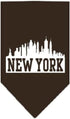 Mirage Pet Products New York Skyline Screen Print Bandana, Large, Bright Pink...