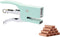 #10 Mini Green Plier Stapler with Staples Set Cute No.10 Manual Stapler with 1000 Rose Gold Staples for Office and Home Accessories Supplies(Green...