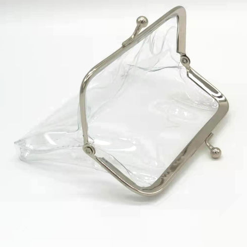 3 Pieces Clear Coin Purse?Transparent Change Purse?Jelly Wallets ?PVC Kiss-Lock Clear Wallet for Wome (white)...