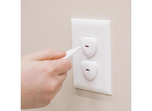 Home Safety Outlet Cover Plug 24 Pack, Award-Winning Brand, Babyproofing Essential, White...