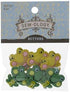 Decorative Shank Buttons for Sewing Craft Projects (Frogs (6 Pc)), (242149)...