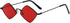 Retro Diamond Shape Sunglasses for Men & Women, Metal Quadrilateral Frame Shades UV Protection Film Sun Glasses...