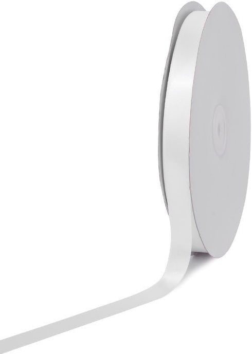 Creative Ideas PSF0508-029 Solid Satin Ribbon, 5/8" x 100 yd, White...