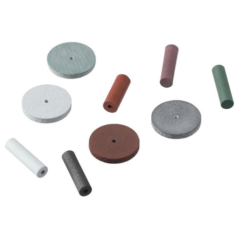 45Pcs Polishing Wheels Kit,Rotary Tool Accessory Set,Polishing Kit for Rotary Tool Accessories, 40Pcs 4 Colors Silicone Rubber Polishing Wheels an...