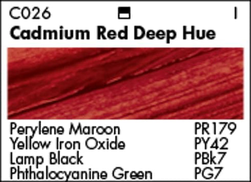 Grumbacher Academy Acrylic Paint, Gloss, 90ml/3 oz Metal Tube, Cadmium Red Deep Hue...