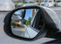 LivTee Blind Spot Car Mirror?Asymmetric Fan Shaped HD Glass Frameless Convex Rear View Mirror with wide angle Adjustable Stick for Cars SUV and Tr...