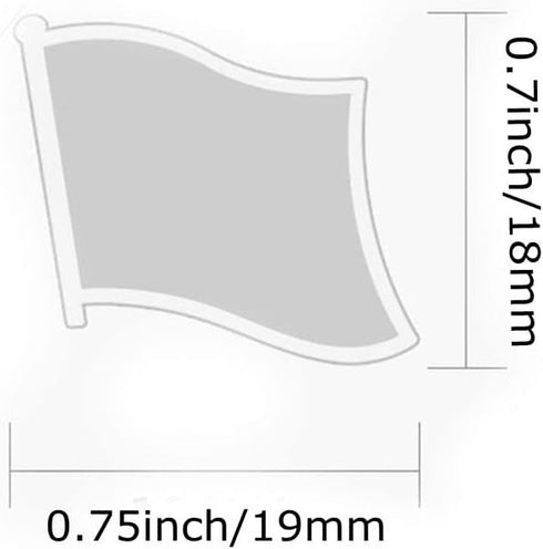 Country Flag Pin Badge International Travel Brooch Metal Alloy Souvenir Pin for Hat Clothes Backpack...