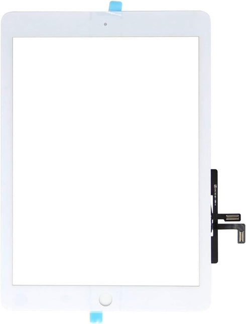 White Digitizer Repair Kit for 2017 iPad 9.7 A1822, A1823 / iPad 5 iPad Air 1st Touch Screen Digitizer Replacement (Without Home Button) with Tool...