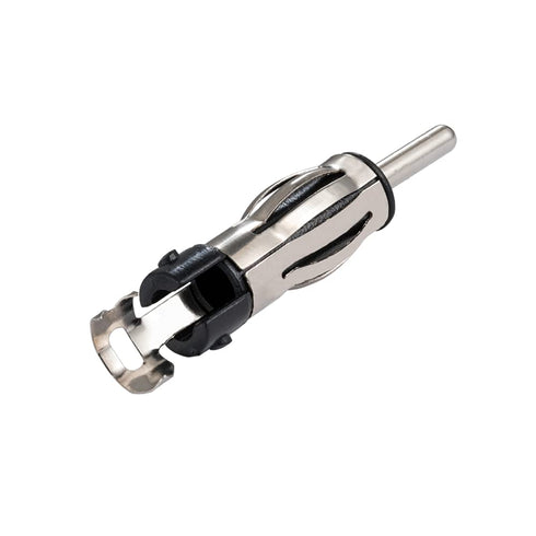 3PCS DIN Plug Crimp Connector Straight Adapter FM/AM Car Radio Antenna Connection DIN Plug Lantern Adapter for Cable RG58 RG174 FM/AM Digital Radi...