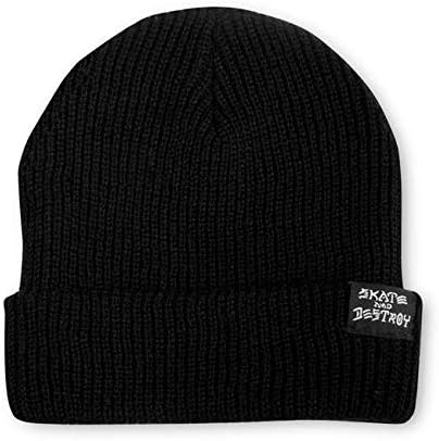 Thrasher Magazine Skategoat/Skate And Destroy Black Beanie Hat...