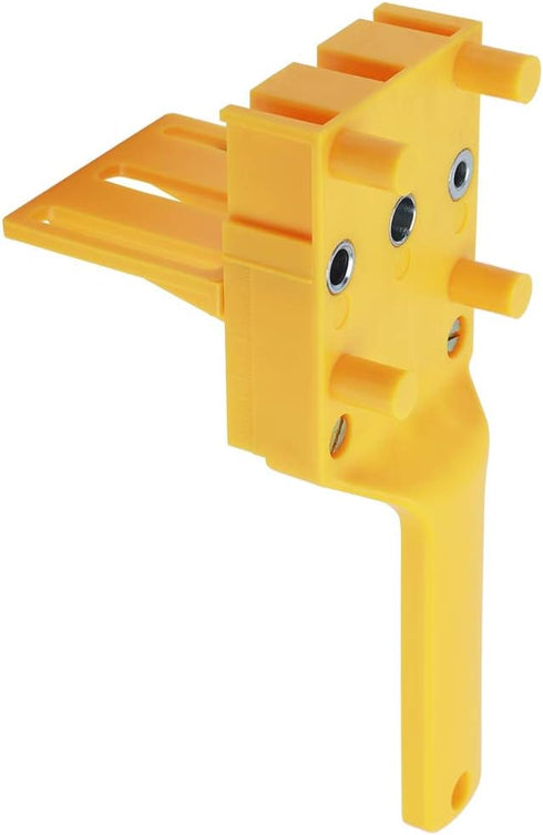 Woodworking Dowel Jig, Drill Bits Guide Saw Tools, Self-Centering Handheld Dowel Jig fits 6/8/10mm Drill Guide Metal Sleeve Wood Drilling Doweling...