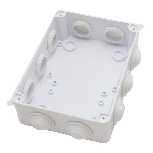 MAKERELE IP65 Watertight Electrical Box Plastic Waterproof Dustproof Universal Electrical Project Enclosure White 5.9”×4.3”×2.8”inch(150×110×70mm)...