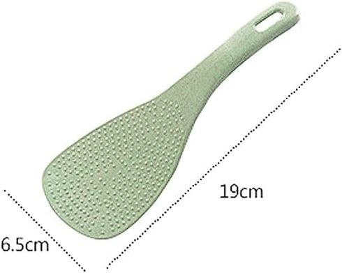 Pink Wheat Straw Rice Paddles, Non-Stick Rice Scoopers Durable Rice Spoons, Cooking Spatulas Creative Dinnerware Kitchen Accessories, Home and Kit...