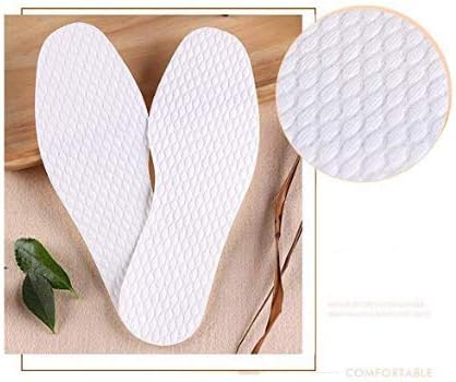 10Pairs Disposable Breathable Barefoot Insoles Sweat Absorption Insoles Odor Eliminator Comfortable Shoe Insert Pads for Running Walking (Women Si...