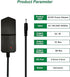 6V 1A Power Supply?100-240V Adapter 5.5x2.5mm 2.1mm DC tip with 8T?50-60Hz?6 Volt 1000mA Supply for Monitor Baby,LED Light Strings,Wireless Router...