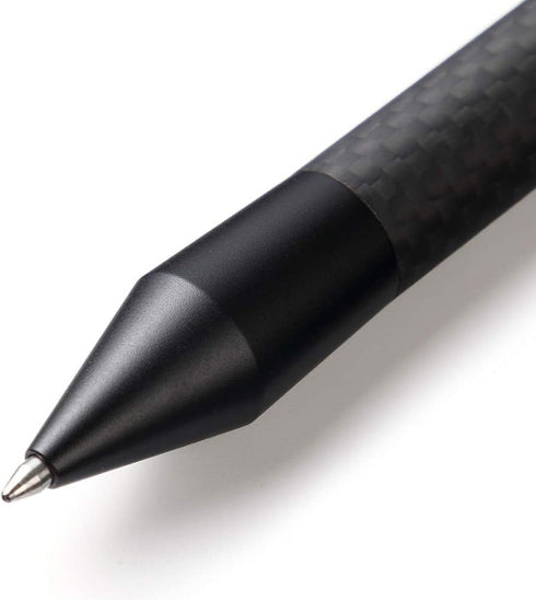 Cool Hand 4.5'' Bolt Action Pen with Stylus for Touchscreen, Rocket Style Carbon Fiber Body, Ballpoint Pen w/Pocket Clip, Classic Black...