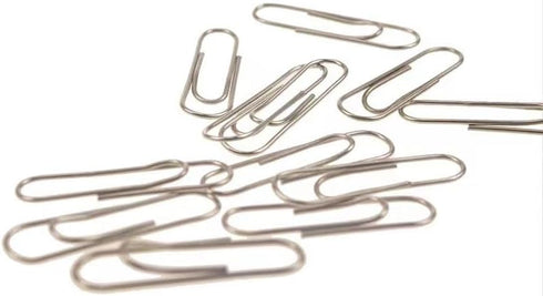 6Pcs Silver Paper Clips 600 pcs, Smooth Paper Clips Silver, 1.3 Inch Paper Clips Medium Size, Paperclips Office Supplies, Small Paper Clips for Pa...