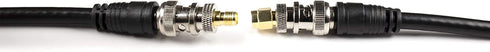 Gold SMA Female to BNC Female Adapter - 4 Pack Coupler - Male to Female Coaxial (RF) Connector, Compatible with RF, SDI, HD-SDI, CCTGV, Camera...