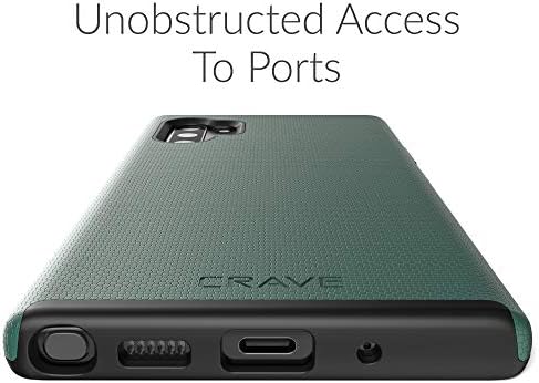 Crave Note 10+ Case, Dual Guard Protection Series Case for Samsung Galaxy Note 10 Plus - Forest Green...