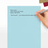LUXPaper 8.5" x 11" Paper | Letter Size | Pastel Blue | 60lb. Text | 50 Qty...
