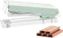 Clear Mint Green Stapler with 1000 Rose Gold Staples for Desk Manual Staplers Home School Office Accessories Stationery Supplies (Mint Green Stapl...