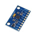1Pc Blue IIC I2C SPI MPU6500 MPU-6500 6-Axis Gyroscope Accelerometer Sensor Module Replace MPU6050 for Arduino with Pins GY-6500,Acceleration Sens...