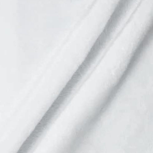 Solid Minky Fabric by The Yard - Soft, Smooth and Luxury 58/60" Extra Wide White Minky Fabric for Blankets, Apparel, Baby Accessories, Throws, Pil...