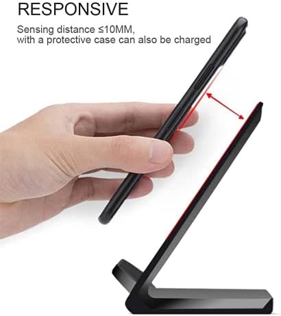 UrbanX Wireless Charger Stand, Qi-Certified for Google Pixel 4/5/6/7/7 pro 10W Fast-Charging (No AC Adapter)......