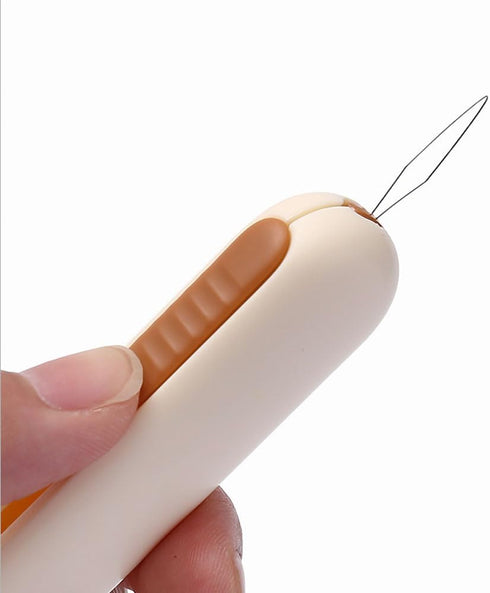 3 Pack 2 in 1 Needle Threader Seam Ripper, New Needle Threaders Seam Rippers for Sewing, Threading and Seam Remover Seam Ripper Tool for Hand Sewi...