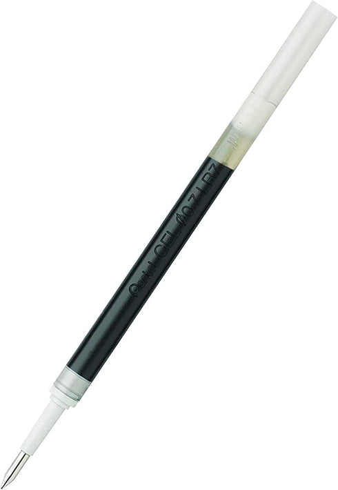 Pentel EnerGel Liquid Gel Ink Pens 0.7 mm - Pack of 5 Black Deluxe RTX Pens with 3 Refills...