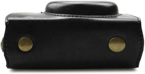 Rieibi G7X II G7X III Case - Vintage Leather Camera Case for Canon PowerShot G7 X Mark II/G7 X Mark III DSLR Camera - Protective Case with Strap, ...