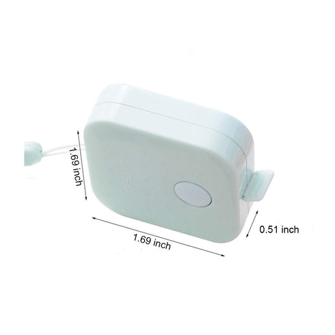 4 Pack Soft Measure, 4 Colors, 60 in / 1.5 m, Push Button, Retractable Soft Tape for Sewing and Cloth Ruler...