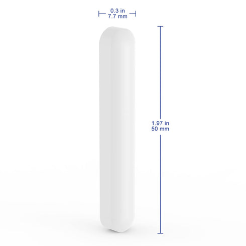 5-Pack Stir Bar Set, 50 mm PTFE-Coated Magnetic Stirring Bars White Laboratory Stir Mixer for Stirrers, 5 PK...