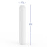 5-Pack Stir Bar Set, 50 mm PTFE-Coated Magnetic Stirring Bars White Laboratory Stir Mixer for Stirrers, 5 PK...