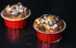 KEISEN 5oz 3 2/5" Set of 24 Disposable Aluminum Foil Cups 125ml for Muffin Cupcake Baking Bake Utility Ramekin Cup (red)...
