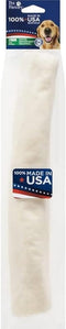 PET FACTORY 100% Made in USA Beefhide 12" Roll Dog Chew Treat - Natural Flavor, 1 Count/1 Pack...