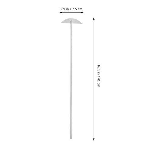 Stainless Steel Mixing Stirrer Lab Mixing Paddle Laboratory Stirring Rod for Chemistry Science Experimental Flask Stirring Bar Stainless Steel Lab...