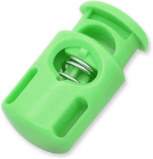DYZD Plastic Cord Locks End Spring Stop Toggle Stoppers Multi-Colour (20PCS, Green)...